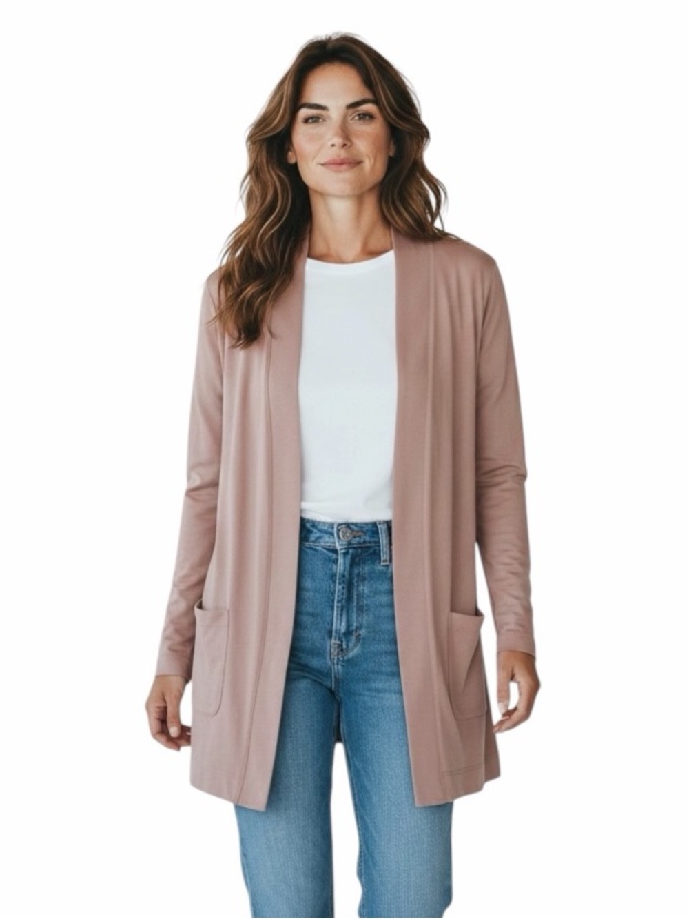 Isaac Mizrahi•Open Front Cardigan